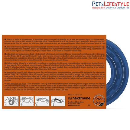 Dermoscent Aromacalm Natural Calming Collar for Dogs  – Anxiety & Stress Control (60cm)
