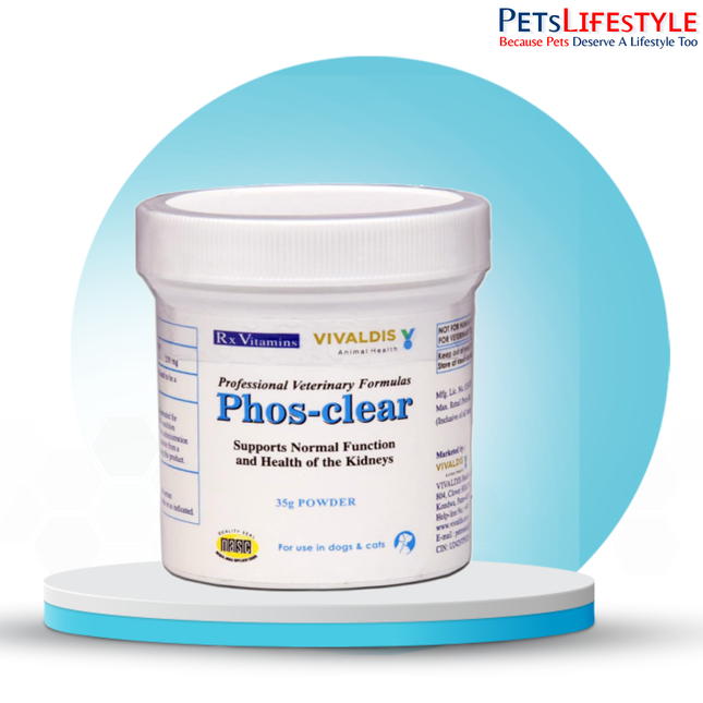 Vivaldis Phosclear 35g Phosphorus Binder for Dogs & Cats