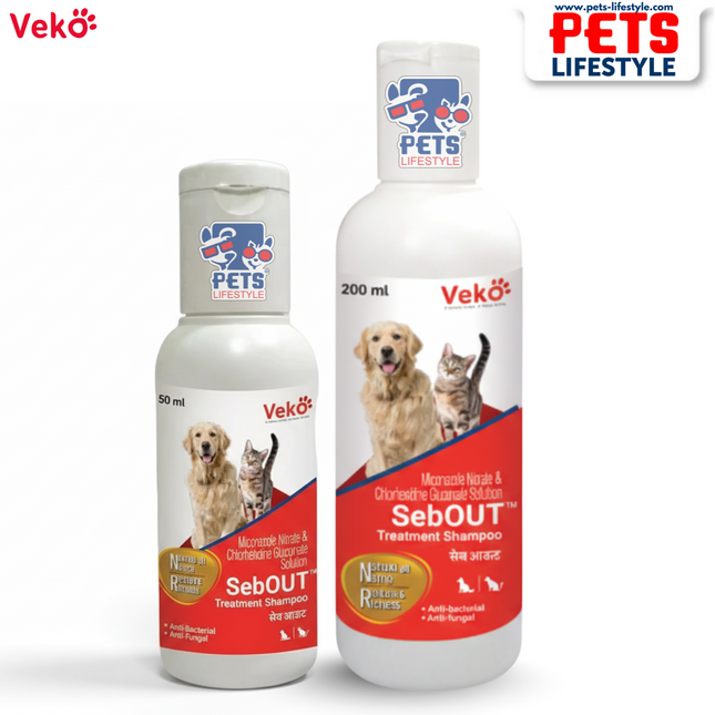 Veko Sebout Medicated Shampoo for Dogs and Cats