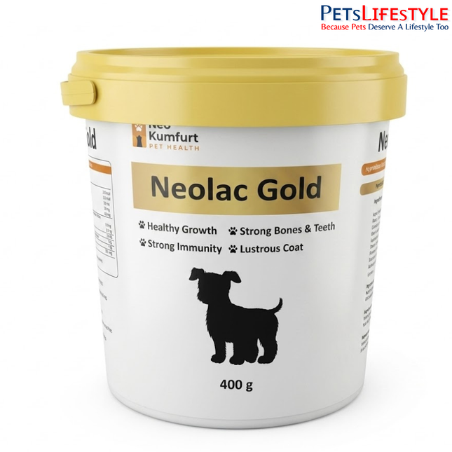 NEO KUMFURT NEOLAC GOLD – Lactose-Free Nutritional Weaning & Recovery Formula for Dogs