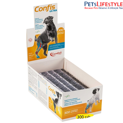 Confis Ultra Joint Support Tablets for Dogs Osteoarthritis, Cartilage Protection & Mobility (300 Tablets)