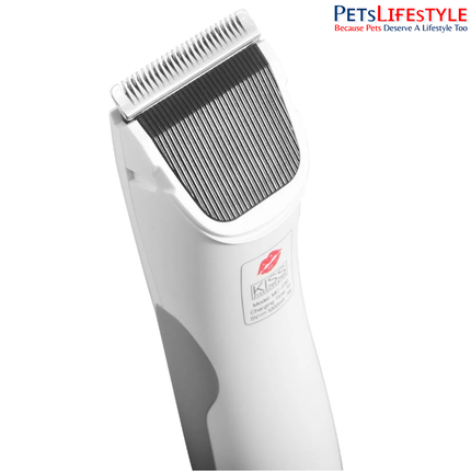 KISS Cordless Pet Trimmer MC-230 – 3 Adjustable Speeds, Low-Noise Grooming Clipper