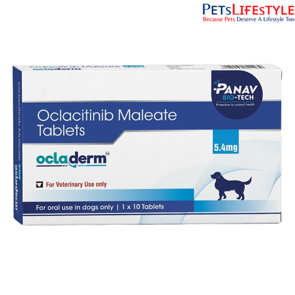 Ocladerm Oclacitinib Maleate 5.4 mg Tablets for Dogs