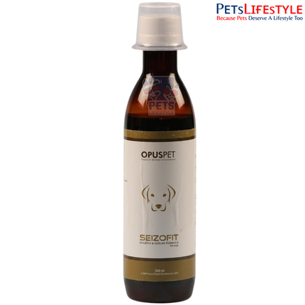 Mervue  Seizofit | Epilepsy & Seizure Support Formula for Dogs | Potassium Bromide 80 mg/ml | 300 ml