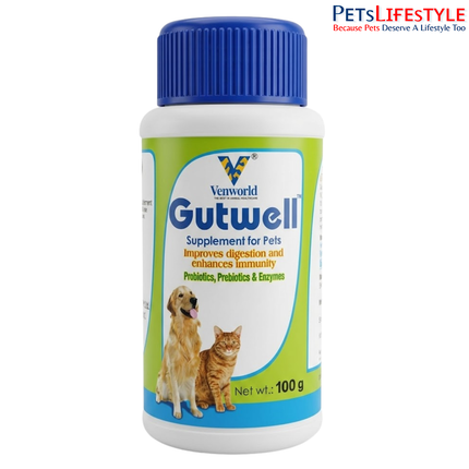 Venworld Gutwell Supplement For Pets Pet Health Supplements 110g