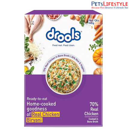 Drools Tetra Pack Real Chicken Biryani Wet Dog Food