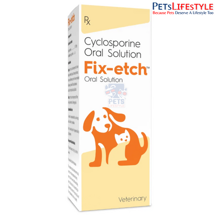 Vvaan Fix-Etch Cyclosporine Oral Solution for Dogs