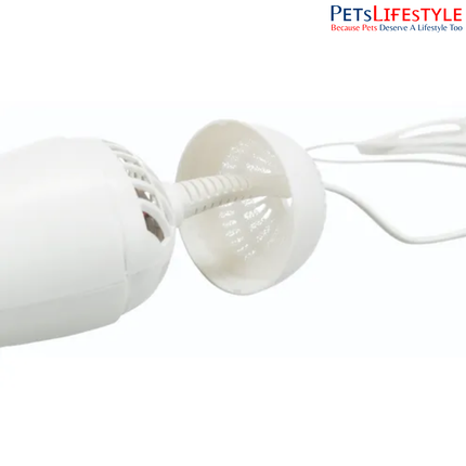 TRIXIE Self-Cleaning Warm Air Brush for Dog Grooming – 2-in-1 Dryer & Slicker Brush