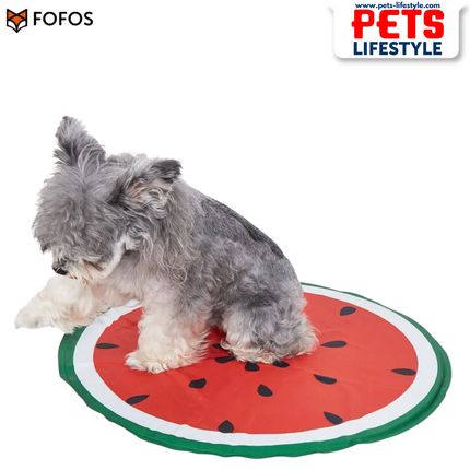 FOFOS Watermelon Cooling Mat for Dogs – 60 cm Cooling Gel Mat for Heat Relief
