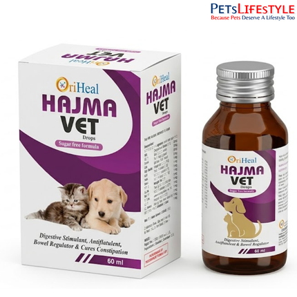 OriHeal Lifesciences Hajma Vet Drops-60ml