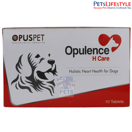 Opus Pet Opulence H Care | Advanced Cardiac Support Tablets for Dogs & Cats | 10 Tablets