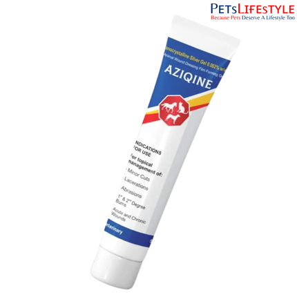 Aziqine Animal Wound & Dressing Gel – Veterinary-Trusted Wound Healing Gel for Fast Animal Recovery