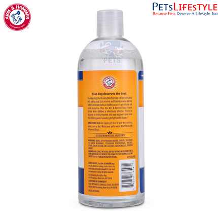 Arm & Hammer Adult Dog Dental Rinse – Tartar Control & Bad Breath Treatment, 16 Ounce 473 ml