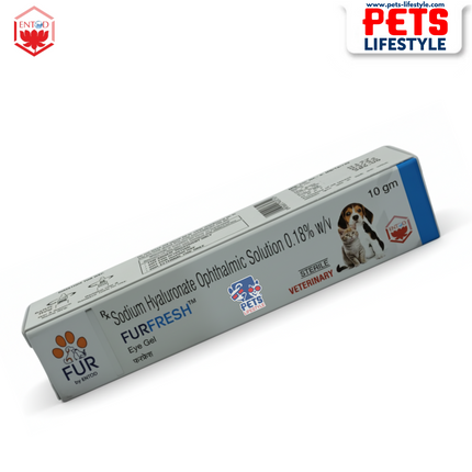 FURFRESH Eye Gel – 10 gm for Dry Eyes & Post-Operative Care in Dogs & Cats