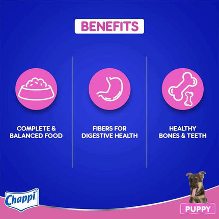 Chappi Puppy Dry Dog Food - Chicken and Milk