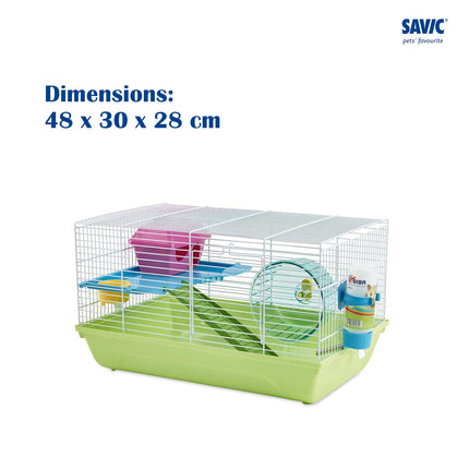 Savic Martha Hamster Cage (Medium) – Compact Starter Home for Hamsters & Small Pets