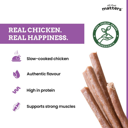 All that matters Chicken Recipe Dog Treats – High Protein Soft Dog Treats | Easy-to-Digest Chicken Training Snacks for Puppies & Adult Dogs – Healthy Reward Treats, 70g