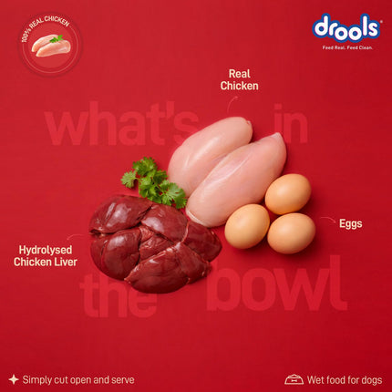Drools Real Chicken & Liver Gravy 120g (5+1 Pack)