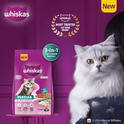 WHISKAS Persian Dry Kitten Food