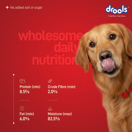 Drools Sunday Roast Chicken & Vegetables Gravy 120g (5+1 Pack)