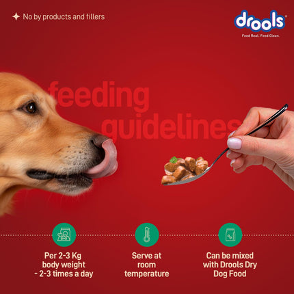 Drools Sunday Roast Chicken & Vegetables Gravy 120g (5+1 Pack)