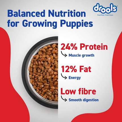 Drools Daily Nutrition Chicken and Egg Puppy Dog Dry Food