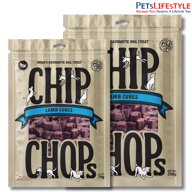 Chip Chops Lamb Cubes Dog Treats 70gm & 250gm