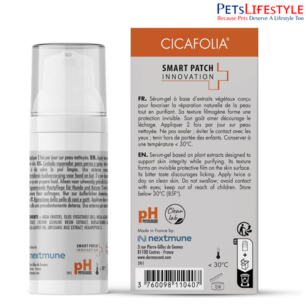 Dermoscent Cicafolia Skin Repair Gel for Dogs & Cats (30 ml)