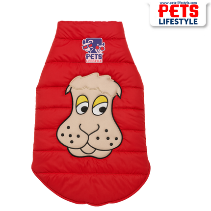 PᴇᴛsLɪғᴇsᴛʏʟᴇ RL Quilted Red Jacket for Pets – Canes Venatici Collection