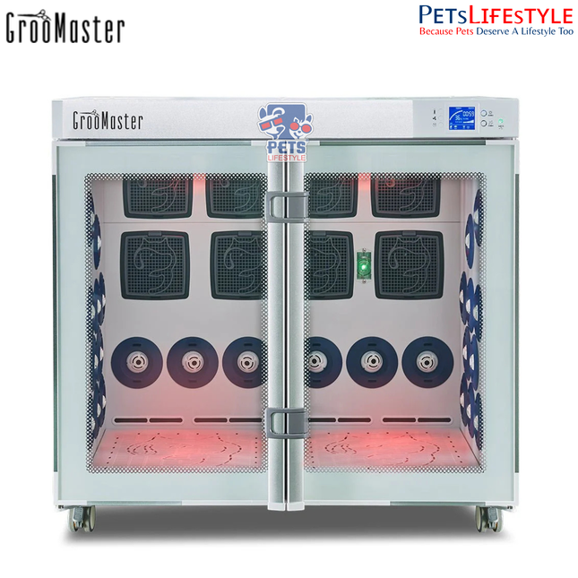 Groo Master L-99 Pet Cabinet Dryer – Dual-Door Spa-Grade Drying System for Large & Medium Dogs