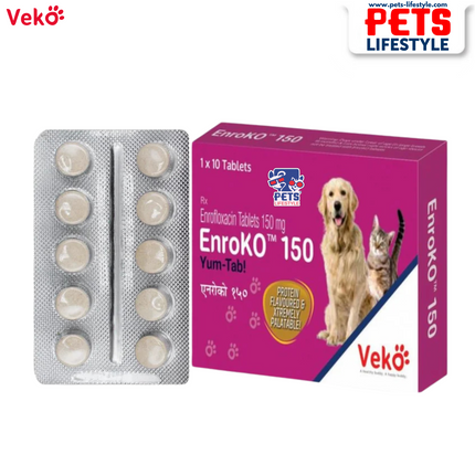 Veko EnroKO 150 mg Enrofloxacin 1x10 Tablets