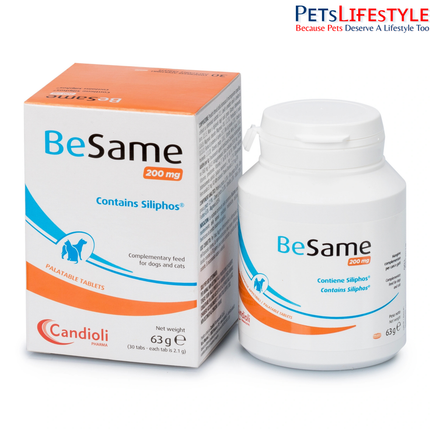 BeSame Liver Support Tablets for Dogs & Cats with Siliphos & Oxomet (200 mg / 400 mg)