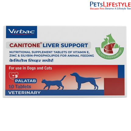 Virbac Canitone Liver Support for Dogs and Cats (10 Tablets)