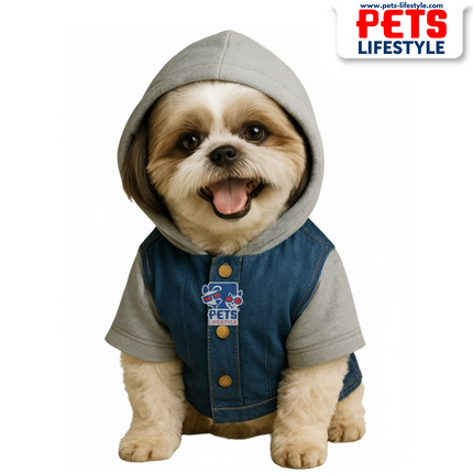 PᴇᴛsLɪғᴇsᴛʏʟᴇ Denim Elite Jacket for Small Breeds