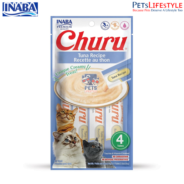 INABA Churu Tuna Recipe is a premium lickable treat