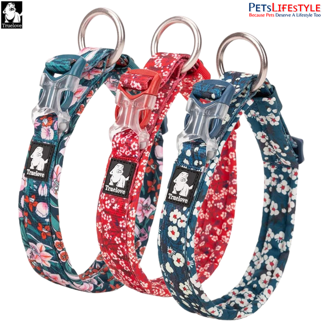 Truelove Floral Camouflage Pog Collar, Stylish and Comfortable