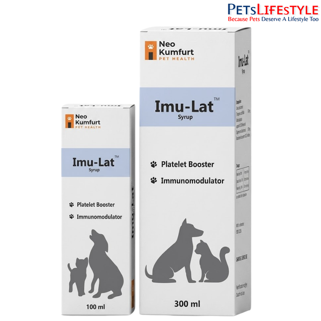 Neo Kumfurt Imu Lat – Platelet Booster & Immunomodulator Syrup for Dogs & Cats