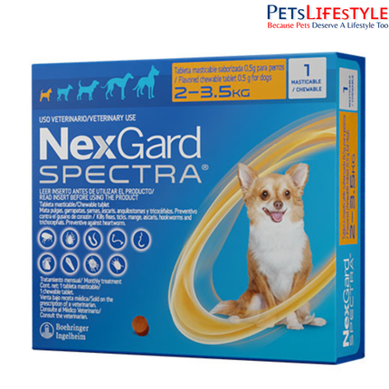 Boehringer Ingelheim Nexgard Spectra Tick & Flea Chewable Tablets for Dogs  Flea & Tick Protection