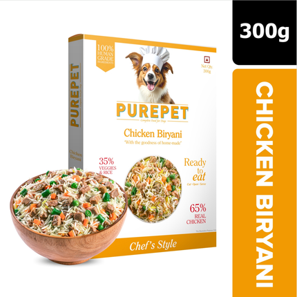 PurePet Chicken Biryani Fresh Dog Food 300g