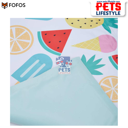 FOFOS Fruits Cooling Mat 90×50 cm – Cooling Gel Mat for Dogs