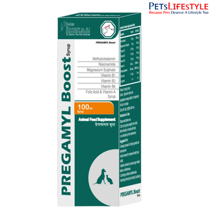 Pregamyl Boost™ Syrup for Dogs & Cats – Immunity, Growth & Fertility Support