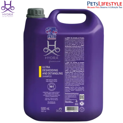 Hydra Ultra Detangling & Deshedding Shampoo – Professional Grooming Shampoo