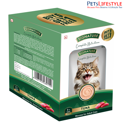 Signature Tuna Mousse Cat 80g (5+1 Pack)