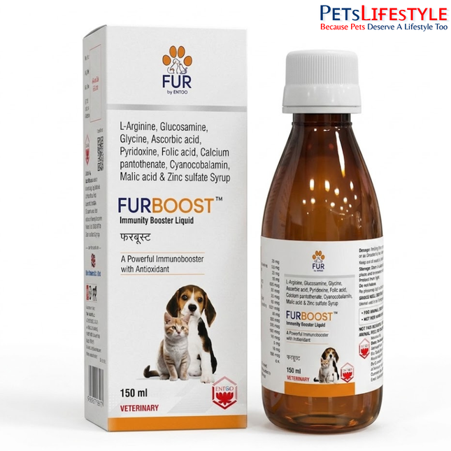 FURBOOST Immunity Booster Liquid for Dogs & Cats – 150ml