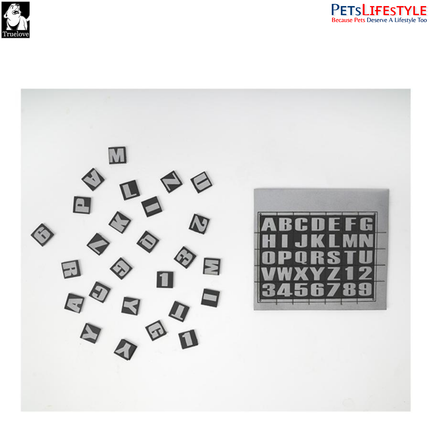 Truelove Personalised Reflective Patch – Alphabet & Number Harness Patch