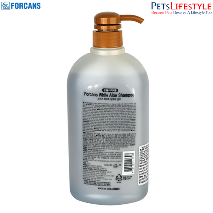 Forcans White Coat Aloe Shampoo 750 ml