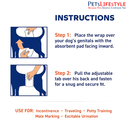 Arm & Hammer for Pets Disposable Female Dog Diapers – Medium (12 Count)