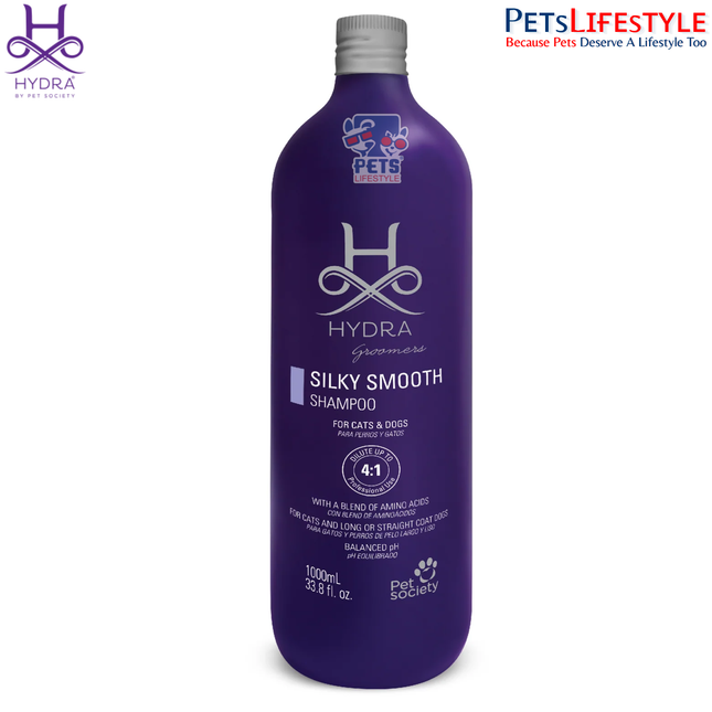 Hydra Groomers Silky Smooth Shampoo for Dogs & Cats (1 L)