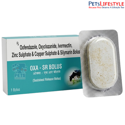 OXA-SR Vet Bolus | Broad-Spectrum Dewormer & Liver Support for Livestock