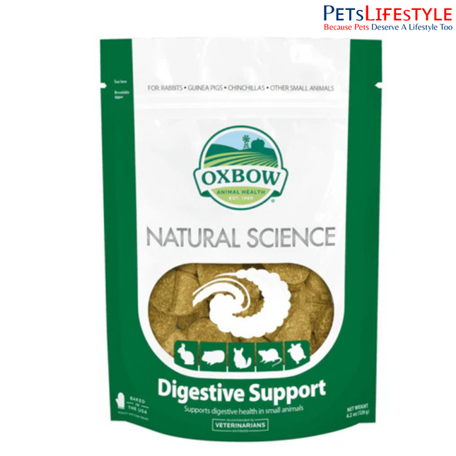 OXBOW Natural Science Digestive Support 120 gm Supplement for Rabbits, Guinea Pigs & Small Pets